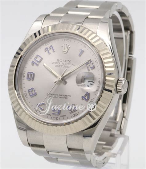 rolex datejust with arabic numbers|pre owned Rolex 116334.